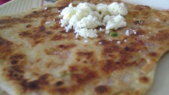 Onion Cheese paratha